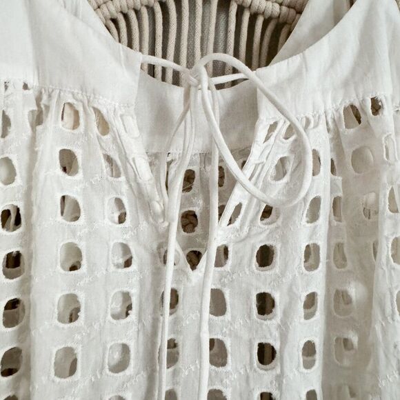 Surf Gypsy White Eyelet Coverup – Size Small, EUC - Picture 6 of 7